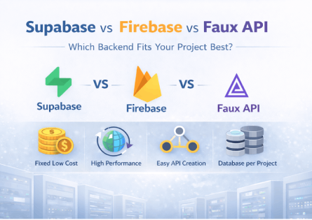 Supabase vs Firebase vs Faux API: Which Backend Fits Your Project Best?